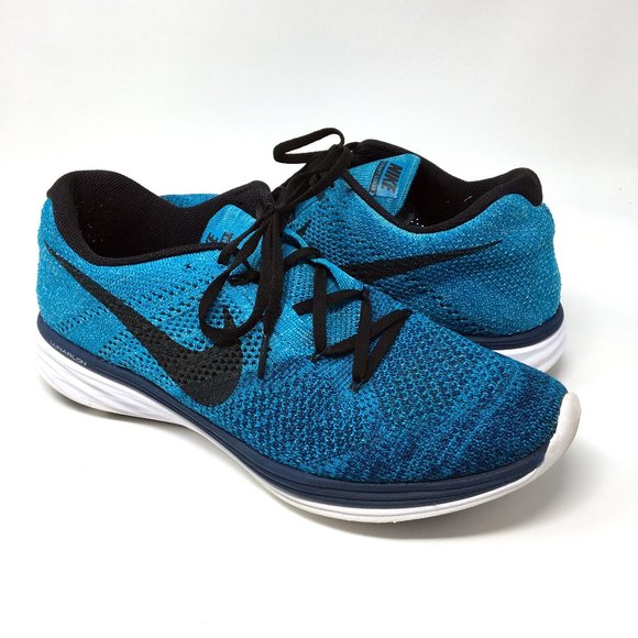 nike flyknit lunar 3 blue